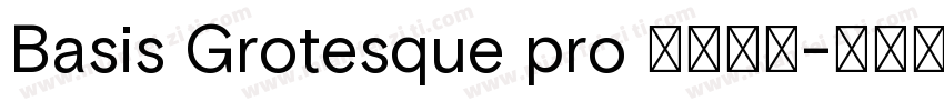 Basis Grotesque pro 字体下载字体转换